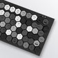 Wireless Bluetooth Wired Charging Hexagon Keyboard