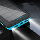 Tragbare Solar Powerbank 80000mAh mit 3 USB Anschlüssen Callipson