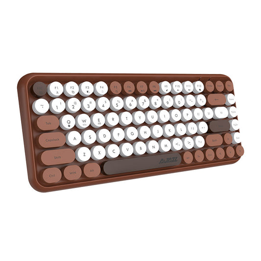 Bluetooth Wireless Keyboard for Mobile Phones, Tablets, Notebooks, and Home Office — Punk Style