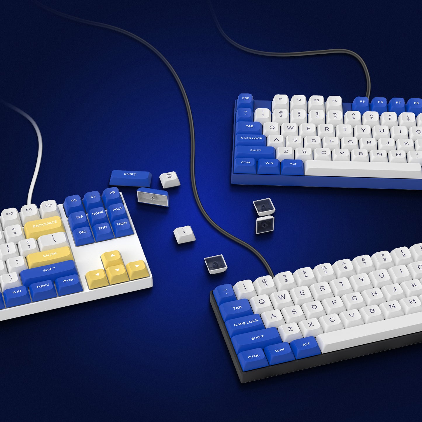 184-Key PBT Keycap Wireless Mechanical Gaming Keyboard