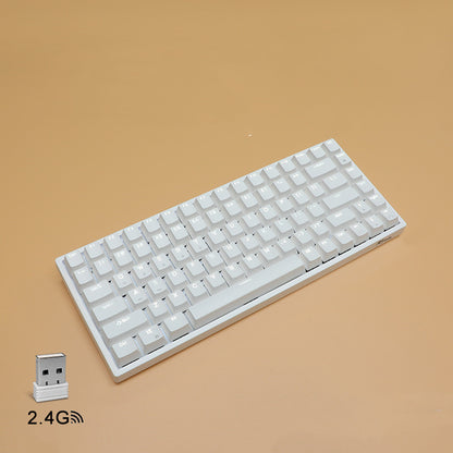 Monochrome Backlit Gaming 87-key Mechanical Keyboard