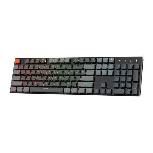 Bluetooth Wireless Thin Low Axis Mechanical Keyboard Computer Backlight 104 Keys