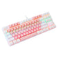 Shuangpin 87-Key Mechanical Keyboard with Interchangeable Green Axis Mini