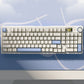 Tri-mode Transparent Mechanical Keyboard Wireless Bluetooth