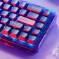 Tri-mode Transparent Mechanical Keyboard Wireless Bluetooth