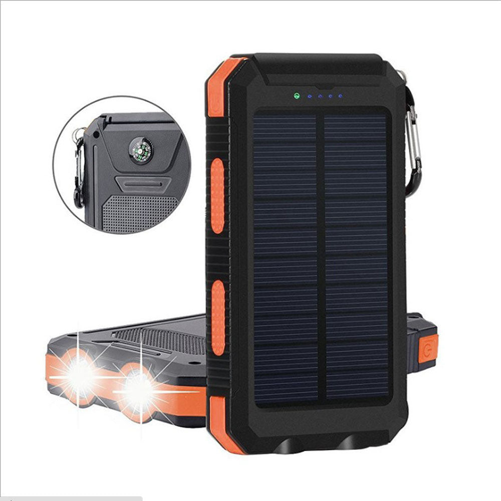 Outdoor Solar Power Bank 20000mAh Inklusive Taschenlampe Callipson