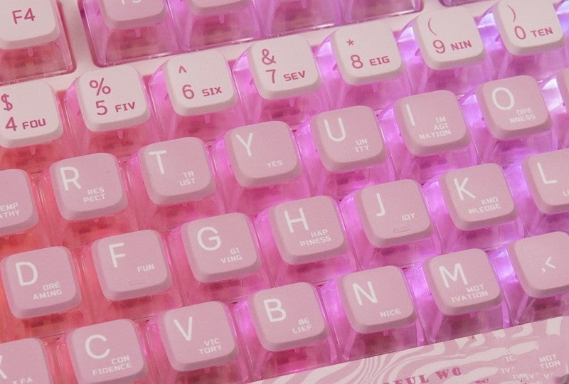 Colorful Wireless Mechanical Keyboard Home Office