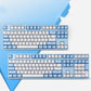 Mechanical Keyboard Sea Rhyme Light Blue Cyan Axis Red Axis Gaming