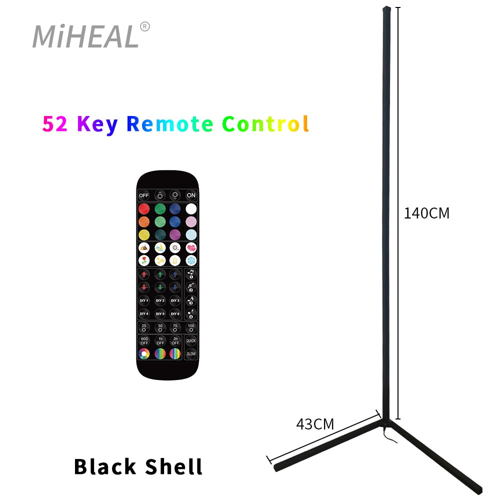 RGB LED Floor lamp for Indoor Home Art Decor Atmospheric Stand Lighting