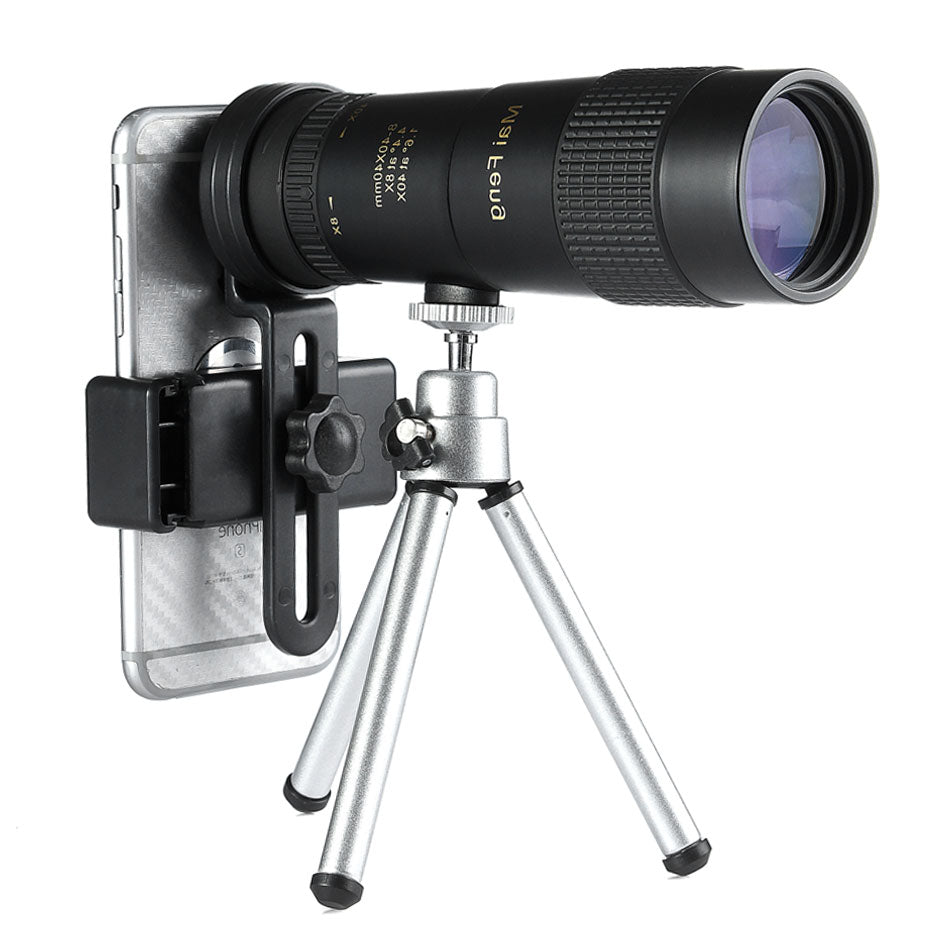 40x40 Monocular Telescope with Retractable Zoom