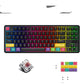 Blackmail K870T Wireless Bluetooth Dual Mode Mechanical Keyboard - 87 Keys