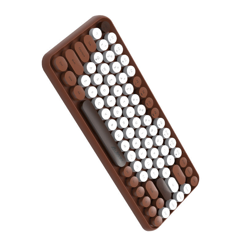 Bluetooth Wireless Keyboard for Mobile Phones, Tablets, Notebooks, and Home Office — Punk Style