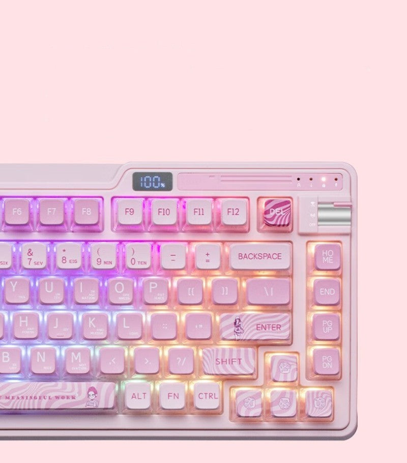 Colorful Wireless Mechanical Keyboard Home Office