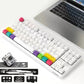 Blackmail K870T Wireless Bluetooth Dual Mode Mechanical Keyboard - 87 Keys