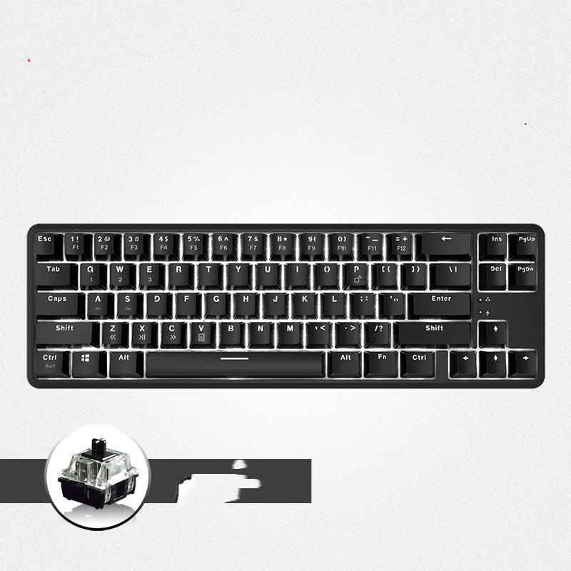 Blackmail K870T Wireless Bluetooth Dual Mode Mechanical Keyboard - 87 Keys