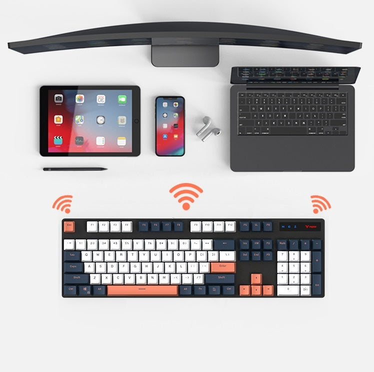 Tablet Computer Office V500: Third Edition Mock Exam Mechanical Keyboard - Wireless Desktop Setup