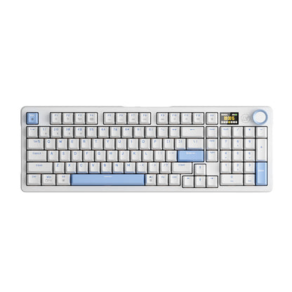 Tri-mode Transparent Mechanical Keyboard Wireless Bluetooth