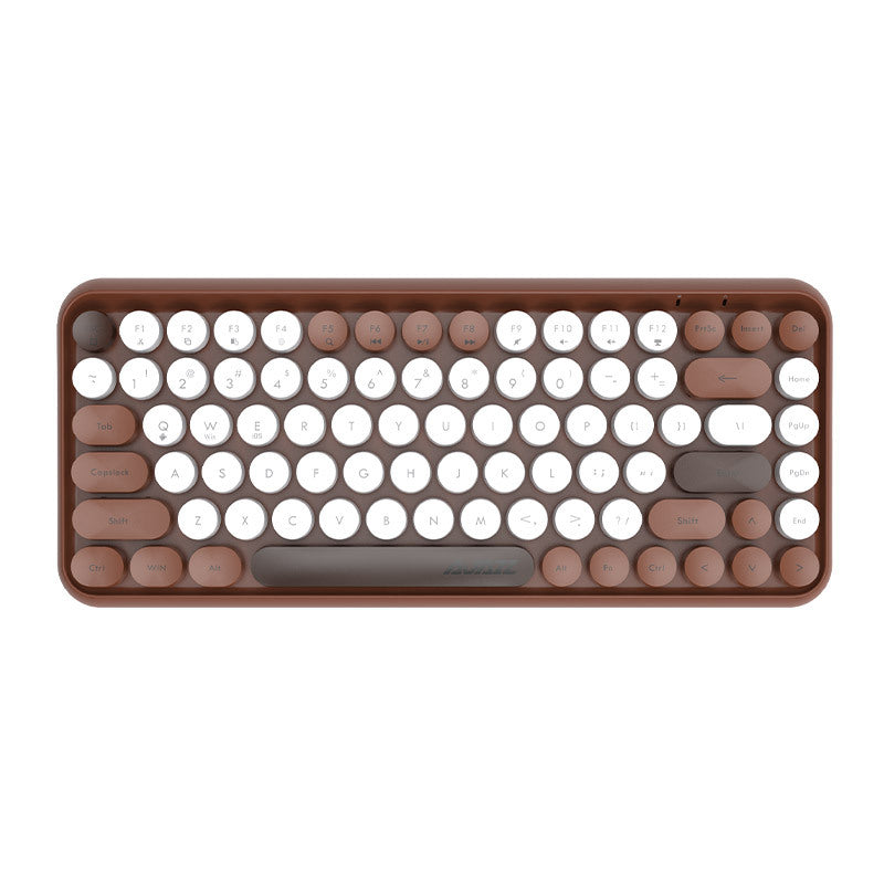 Bluetooth Wireless Keyboard for Mobile Phones, Tablets, Notebooks, and Home Office — Punk Style