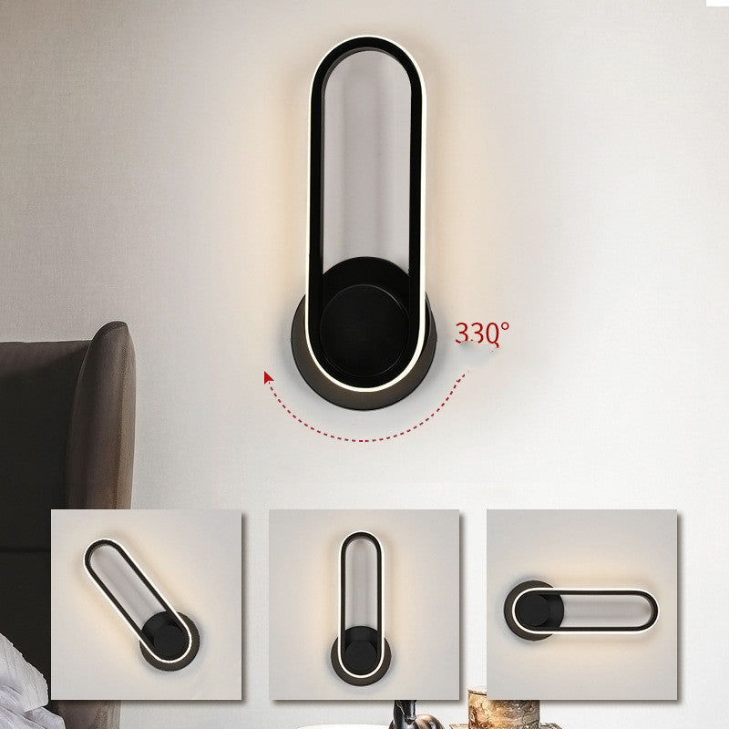 Bedside Bedroom Wall Lamp Indoor Rotatable Callipson