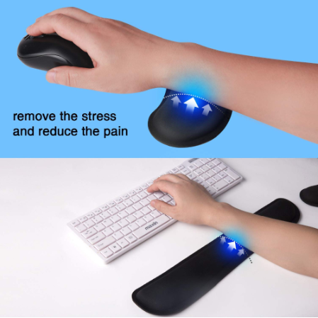 Wrist Rest Mouse Pad With Gel Anti Slip Callipson