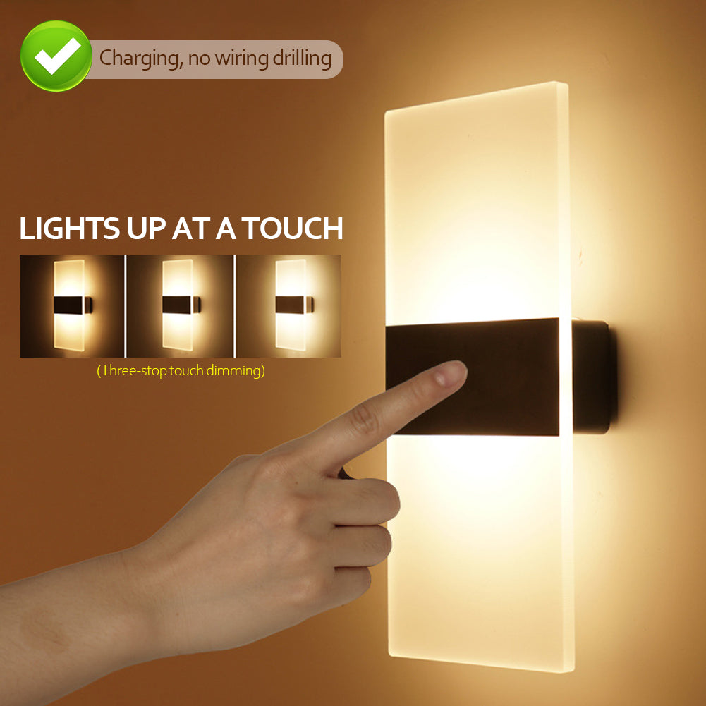 Wall lamp with USB rechargeable interior light for home Callipson