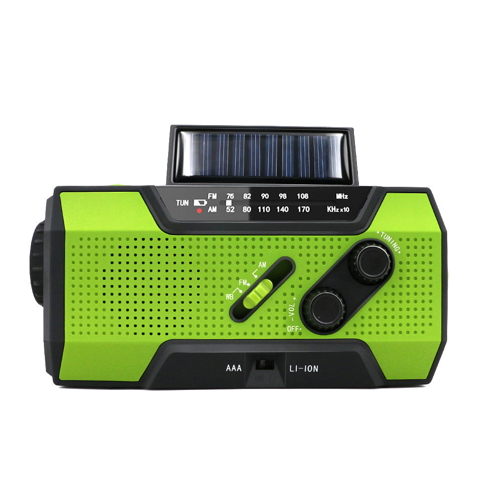 Emergency Radio 6-in-1 Radio Solar Batterie Hand-Cranked Flashlight Callipson