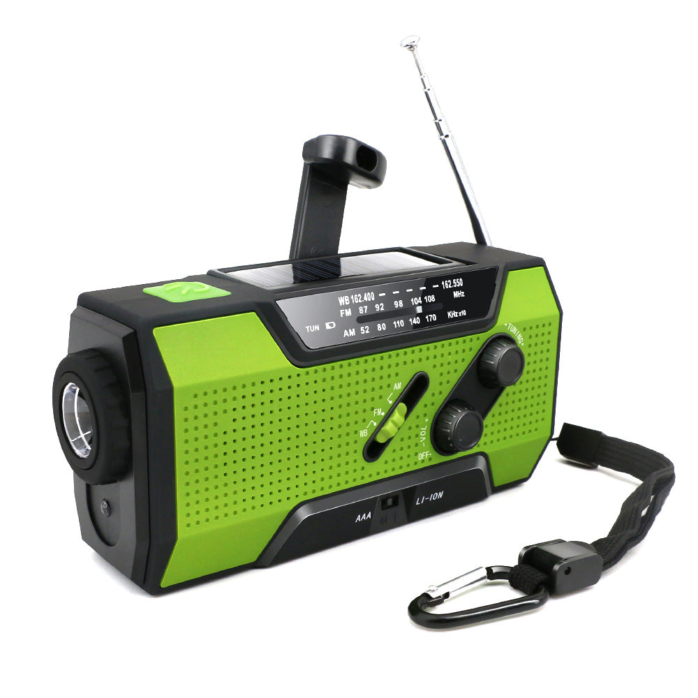 Emergency Radio 6-in-1 Radio Solar Batterie Hand-Cranked Flashlight Callipson