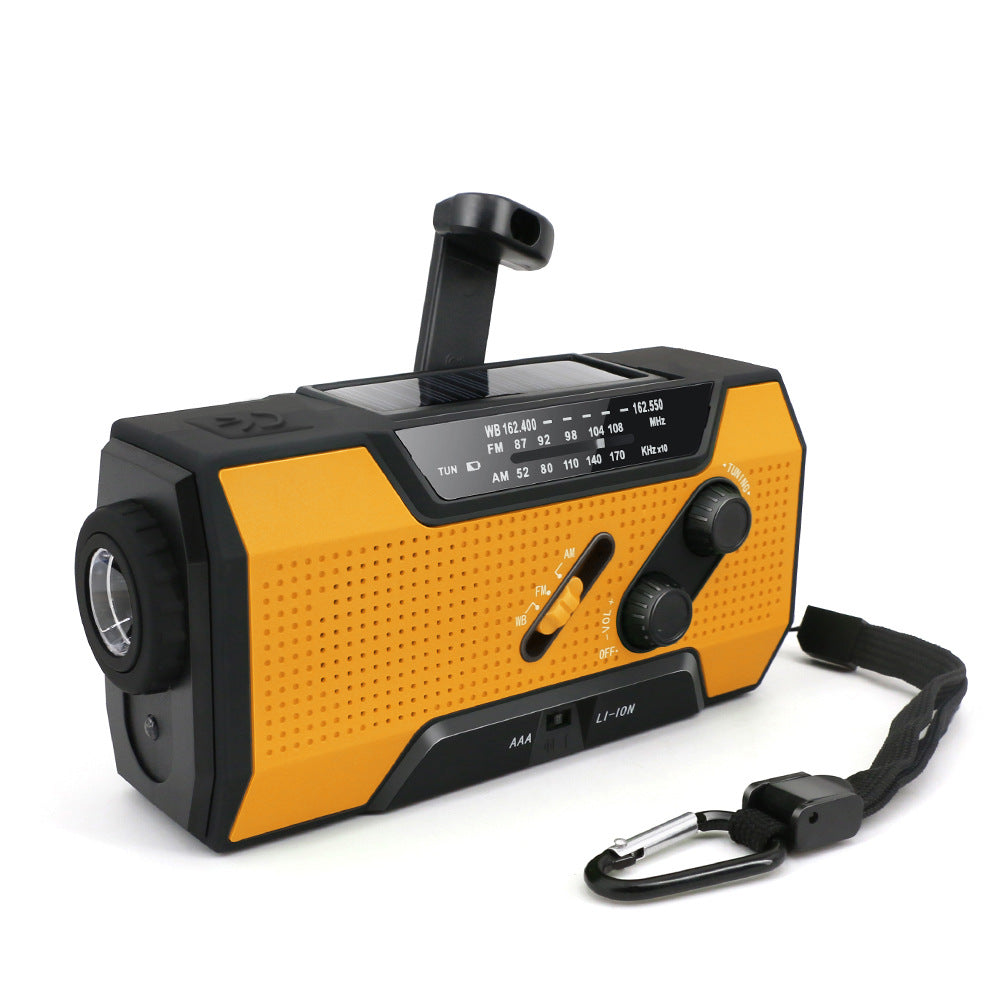 Emergency Radio 6-in-1 Radio Solar Batterie Hand-Cranked Flashlight Callipson