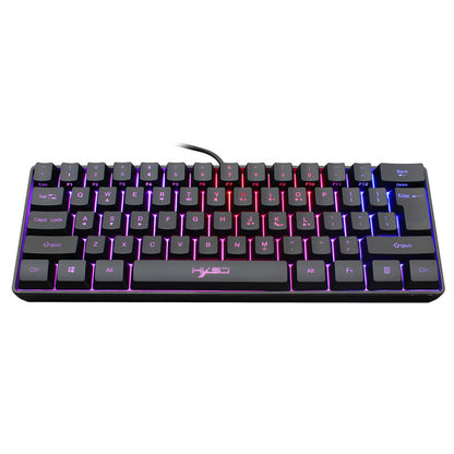 61-key Mechanical Gaming Membrane Keyboard RGB Light