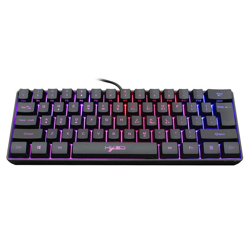 61-key Mechanical Gaming Membrane Keyboard RGB Light