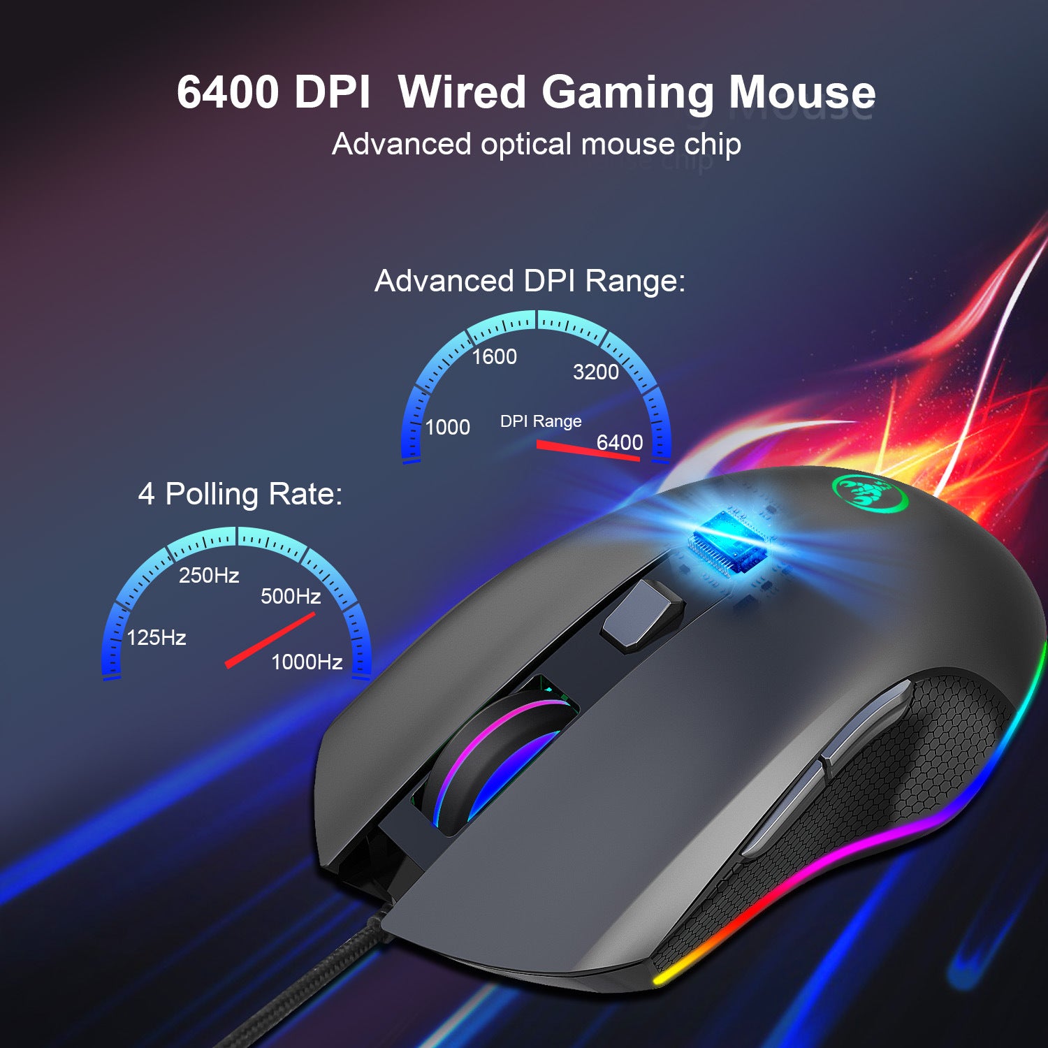 Gaming Mouse With Luminous Wired Mouse Callipson