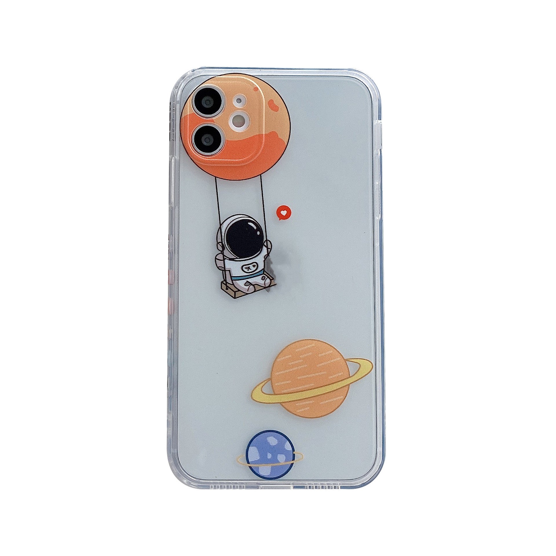 Cartoon Side Astronauts Apply Protective Covers Callipson