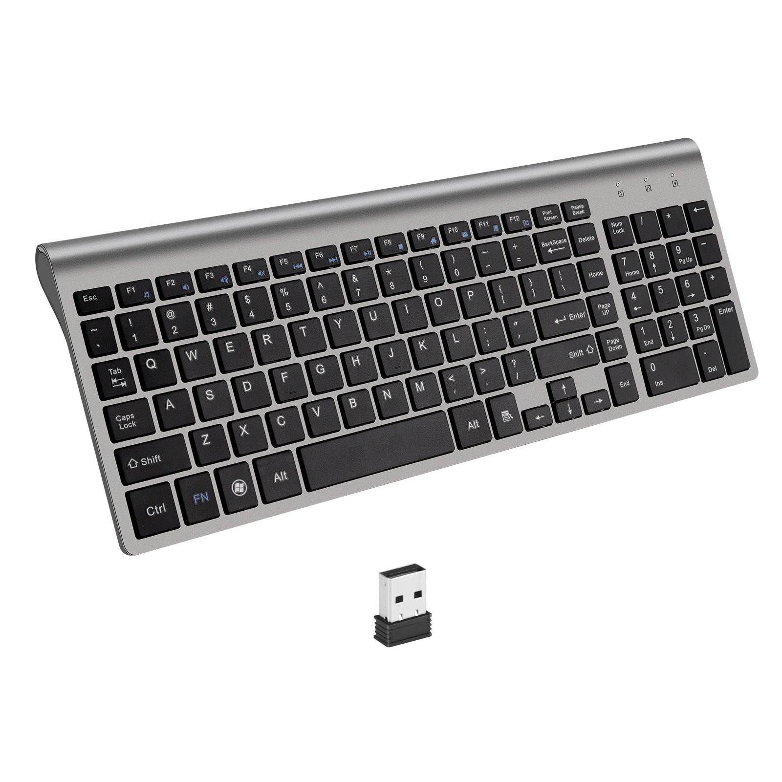 Wireless Keyboard Usb Mini Silent Laptop Ultra-Thin Keyboard Callipson