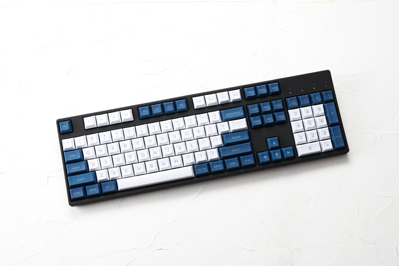 Keycap Blue And White Keyboard Laser Engraving Callipson