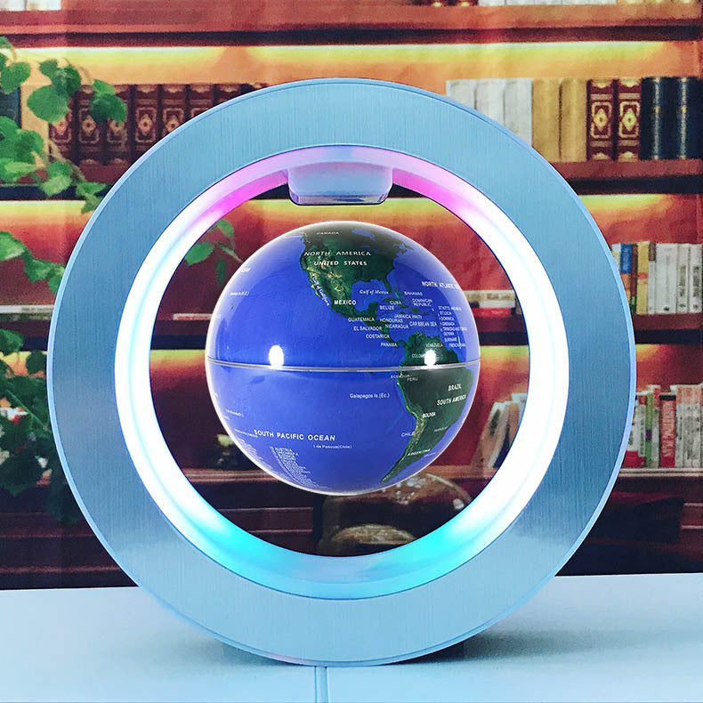 Floating Round LED Magnetic World Map Globe Lamp - Asia style Discount 132,99 € at Callipson