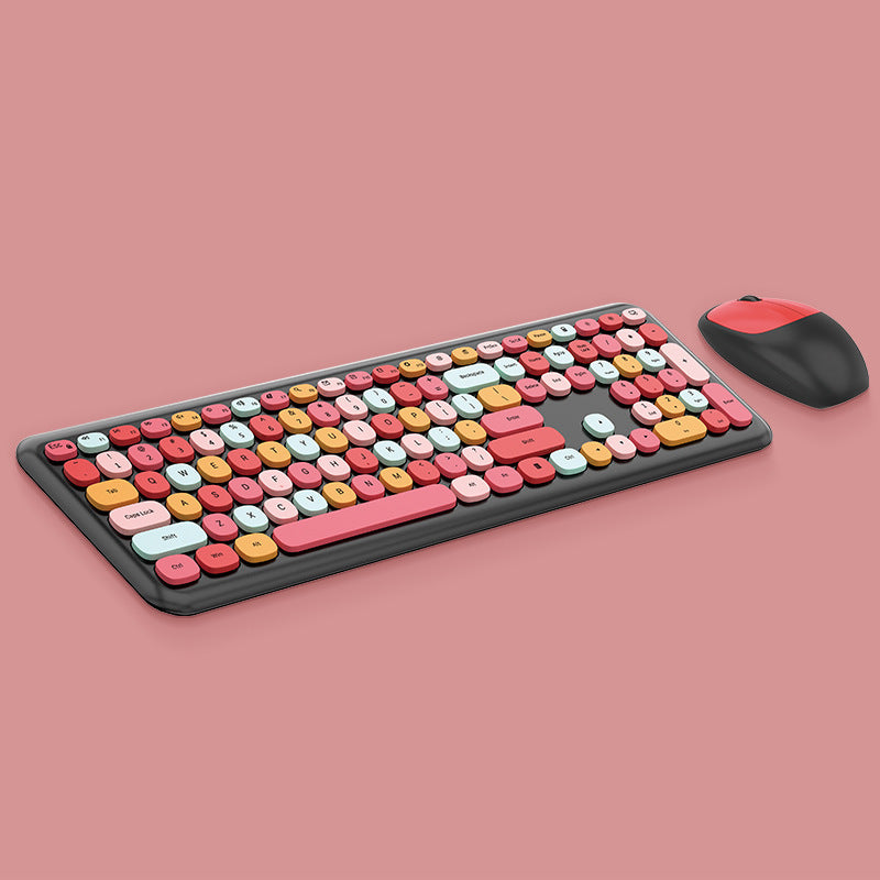 Wireless Office Punk Keyboard And Mouse Set Callipson