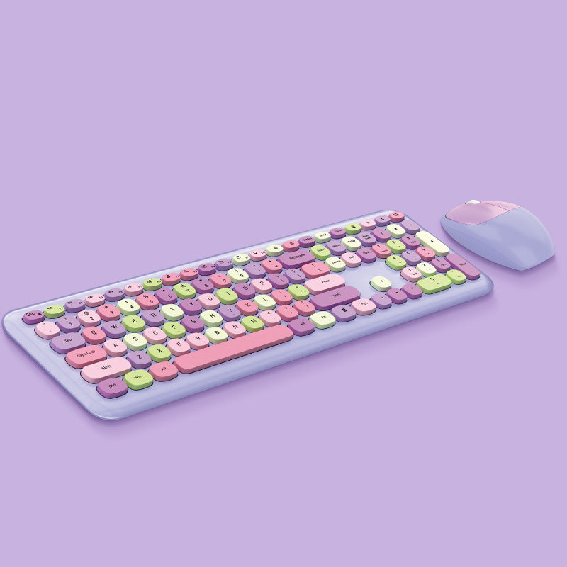 Wireless Office Punk Keyboard And Mouse Set Callipson