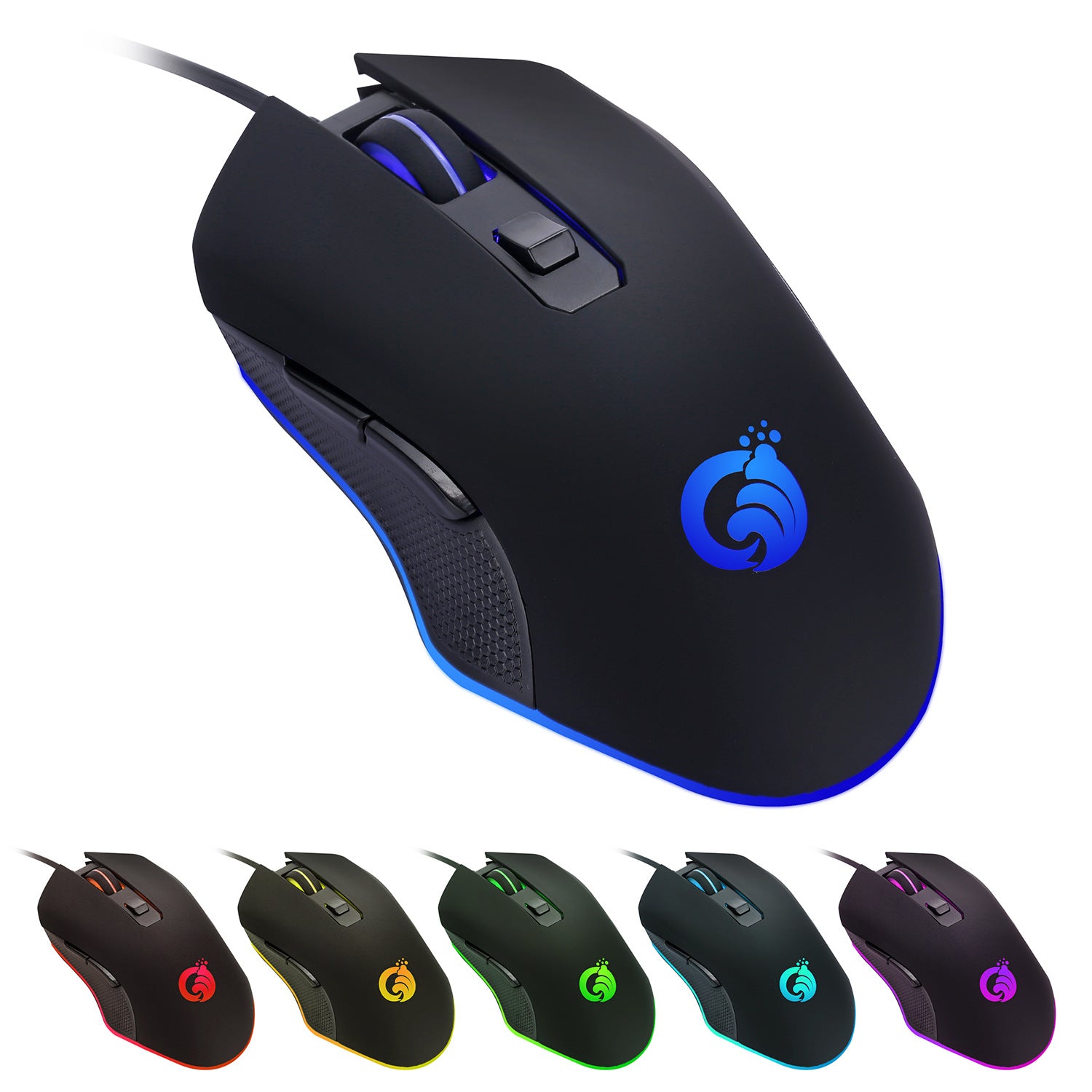 Wired gaming mouse glows Callipson