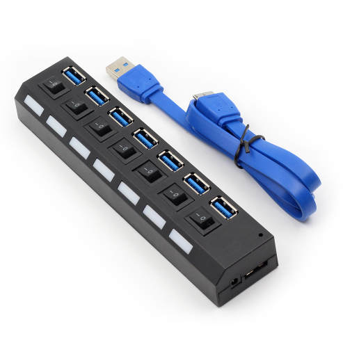 POWER 7PORT  ADAPTER USB3.0 EXTERNAL HUB HIGH SPEED Callipson