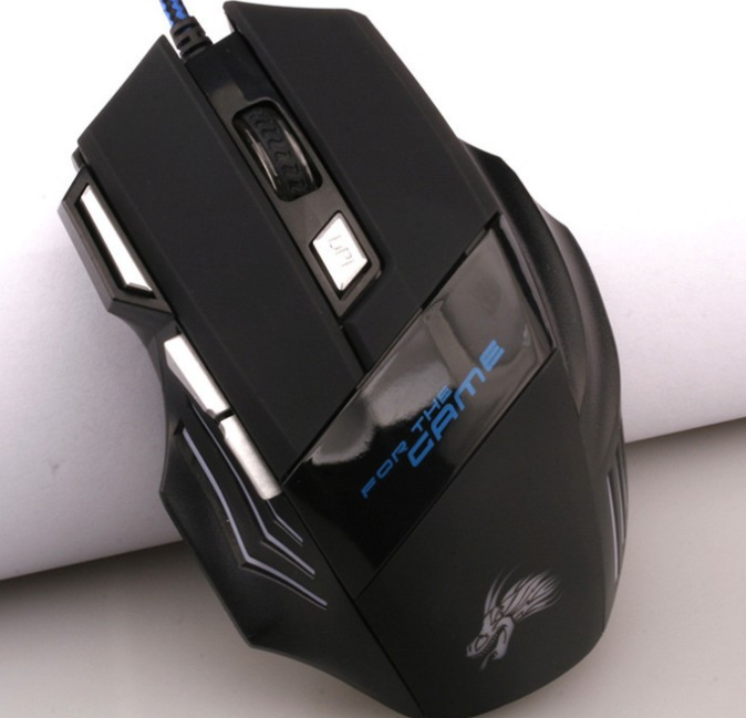 Professional Wired Gaming Mouse 5500DPI Adjustable 7 Buttons Callipson