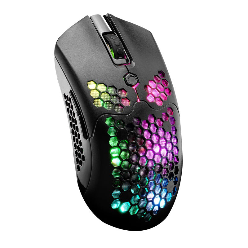 Free Wolf X2 wireless mouse RGB dual-mode game mouse Callipson