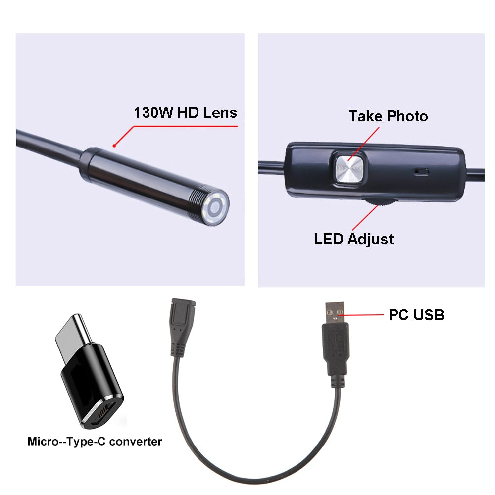 LED Endoscope Camera for Car Callipson