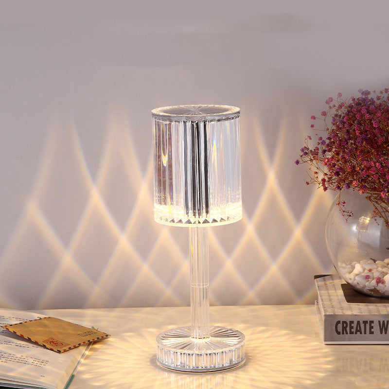 Crystal Table Lamp - Decoration Diamond Romantic Warm Led Night Light Callipson