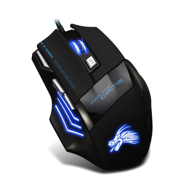 Professional Wired Gaming Mouse 5500DPI Adjustable 7 Buttons Callipson