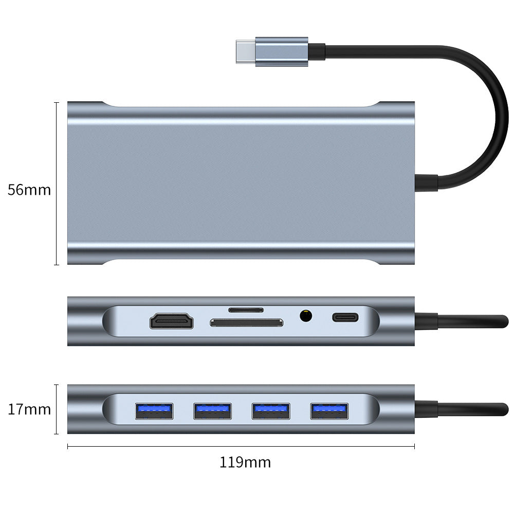 Manufacturer Type-c Docking Station 3.0hub 11 In One Docking Station Callipson