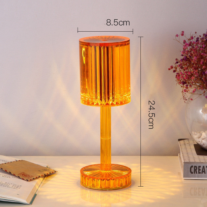 Crystal Table Lamp - Decoration Diamond Romantic Warm Led Night Light Callipson