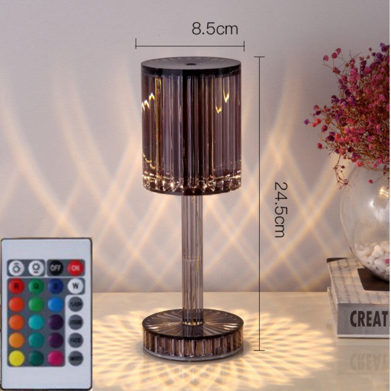 Crystal Table Lamp - Decoration Diamond Romantic Warm Led Night Light Callipson