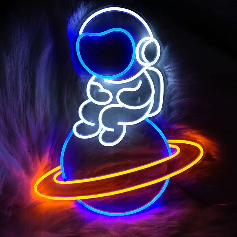 Planet Shape Neon Wall Light Callipson