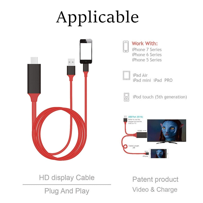 HDMI 1080P HDTV Adapter Cable for iPhone Callipson