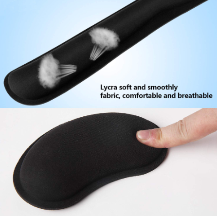 Wrist Rest Mouse Pad With Gel Anti Slip Callipson